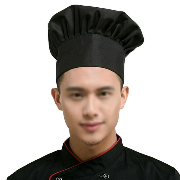 GOOHOCHY Gorro de cocinero de cocina elástico ajustable Gorro de cocinero de cocina de estilo hongo Gorro de cocinero