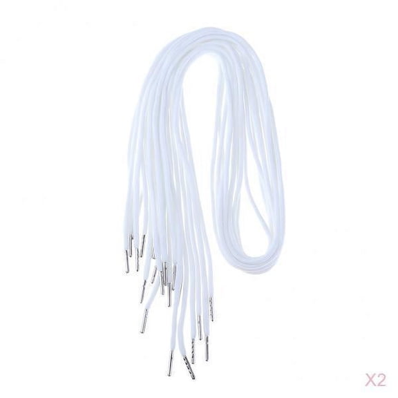 20x White Replacement Drawstrings for Pants Sweatpants Hoodies 1.