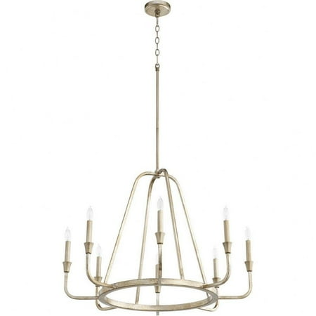 

Swinfield Road 8 Light Chandelier in Traditional Style-23.5 inches Tall and 32 inches Wide-Aged Silver Leaf Finish Bailey Street Home 183-Bel-4636830
