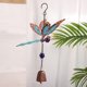 thumbnail image 1 of Campanas de viento coloridas con campanas de viento de diseño de metal de jardín elegante y brillante, encantadores de melodías relajantes para decora Campana azul Baoblaze Carillón de viento, 1 of 7