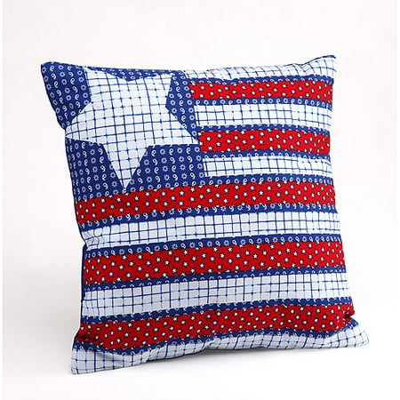 Trip Around the World Americana Printed Pillow