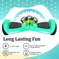 thumbnail image 6 of GOTRAX FX3 Hoverboard for Kids Adults,200W Motor 6.5" LED Wheels 6.2mph Speed Hover Board, Teal, 6 of 8