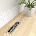 thumbnail image 5 of Imperial RG3471 Templar Decorative Floor Register, 2.25x12 Inch, Satin Nickel, 5 of 6