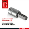 thumbnail image 4 of Teng - S2 Hexagon Socket Bit 1/2in Drive 17mm, 4 of 7