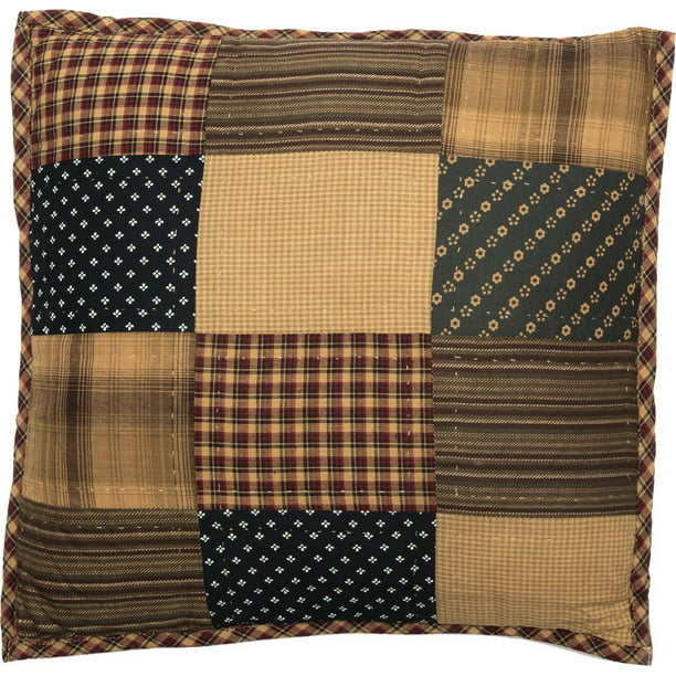 vhc brands americana primitive pillows & throws - patriotic patch red ...