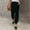 Black, variant on Jacenvly Pants for Women Bundle Foot Long Elastic Waisted Pocket Plain Women's Pants Fashion Plus Size Casual Solid Elastic Waist Loose Pants