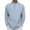 Blue, variant on Mens Shirt Long Sleeve Crewneck Henley Shirt Lightweight Black T Shirt with Button Summer Shirts for Men