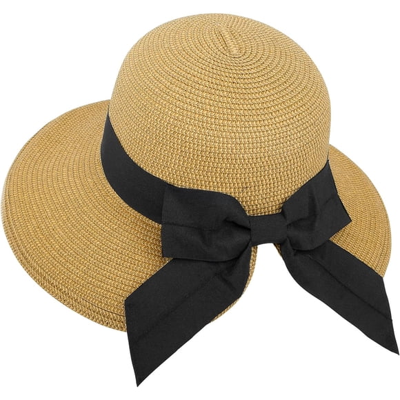 Verabella Sun Hats for Women UPF 50+ Women's Lightweight Foldable/Packable Beach Sun Hat