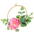 thumbnail image 2 of Hermosa corona de flores artificiales para damas de honor, guirnalda de mano y decoraciones de interior, 2 of 8