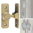 thumbnail image 4 of Pestillo para puerta de granero, cerradura de seguridad para el hogar, herrajes de aleación de zinc, pestillo para puerta corrediza Bronce de 90 grados, 4 of 7
