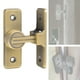 thumbnail image 4 of Pestillo de puerta de granero, cerradura deslizante, aleación de zinc antipérdida, pestillo de puerta, cerradura de puerta de seguridad para el hogar Bronce de 90 grados, 4 of 7