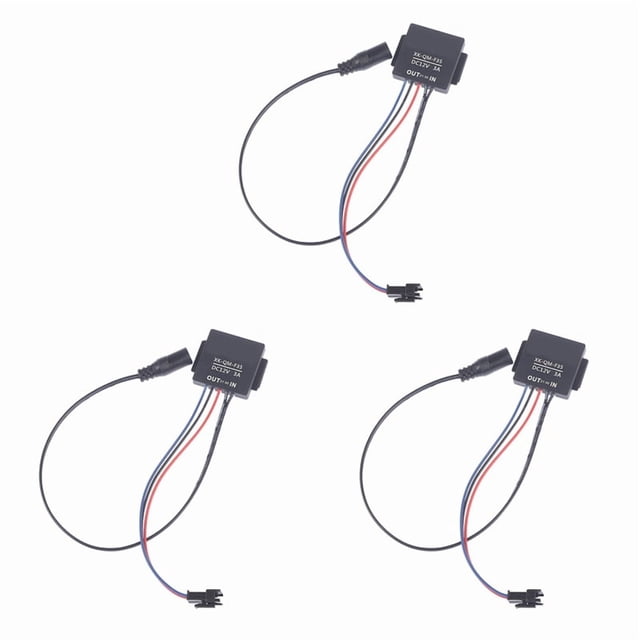 3Pc 5-12V Bathroom Mirror Switch Touch-Switch Sensor for LED Light Mirror Headlight Two Colors
