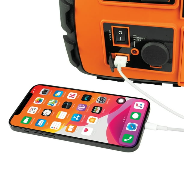 Wagan Tech Power Dome NX2 12-Volt Jump Starter, Air Compressor