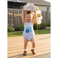 thumbnail image 6 of BemeyourBBs Half Way to One Clothes Baby Boy Girl 1/2 Half Birthday Outfit 1st Birthday Clothes Summer Romper 1/2 Embroidery Sleeveless Bodysuit Jumpsuit Playsuit, 6 of 9