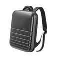 thumbnail image 4 of 14 L mochila para la computadora portátil Cierre de la cremallera impermeable con accesorios de mango mochila de viajes hardshell para viajes Gris Negro, 4 of 8