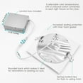 thumbnail image 3 of Luxrite 6" Square LED Recessed Lighting, Color Temperature Selectable 2700K / 3000K / 3500K / 4000K / 5000K, 6-Pack, 3 of 5