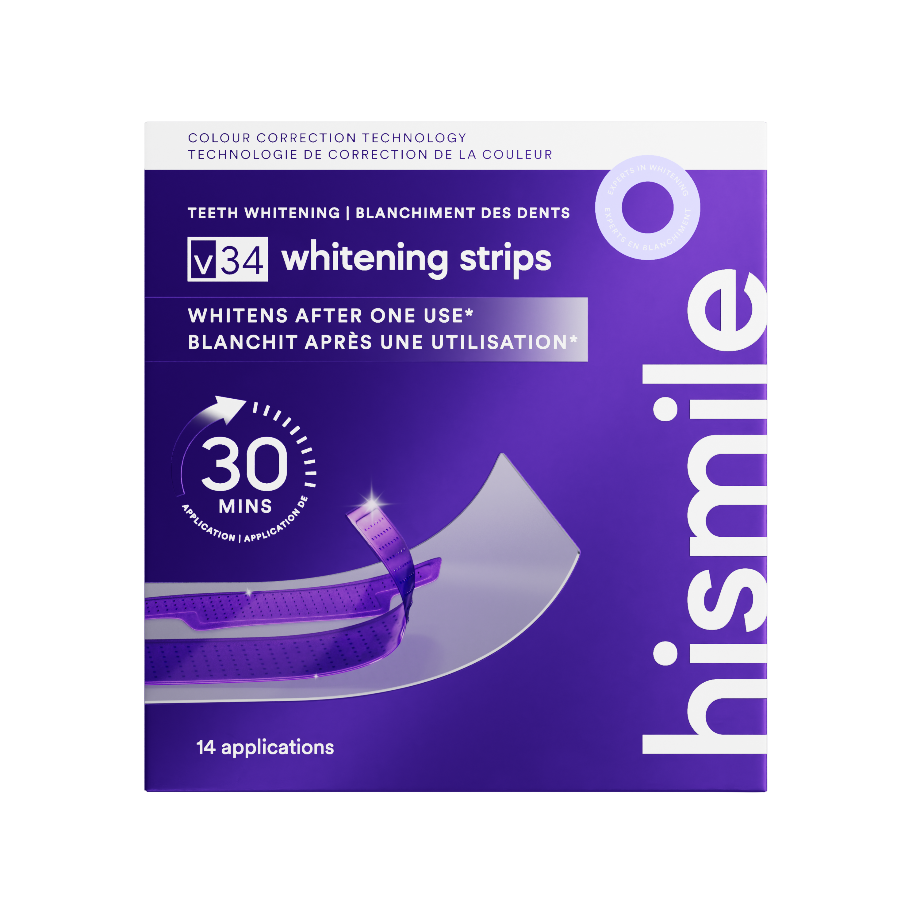 Hismile V34 Teeth Whitening Strips 14pk Walmart ca