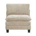 thumbnail image 4 of Modern Taupe Chenille Sofa | Plush Comfort | Durable Plywood Frame | Contemporary Living Room Furniture | 120.5" 3-Seater | Zippered Removable Covers, 4 of 12