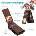 thumbnail image 5 of ETFAST Wallet Card Slot Flip Zipper Leather Phone Case For A72 A52 A32 A12 A71 A51 A70 A50 A40 A30 A20 A10 Leather Phone case, 5 of 10