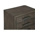 thumbnail image 6 of Pemberly Row Modern 3-Drawer Solid Wood Nightstand in Walnut, 6 of 7