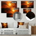 thumbnail image 4 of Designart "Tribal Sunset African II" African Tribal Metal Art Print, 4 of 5
