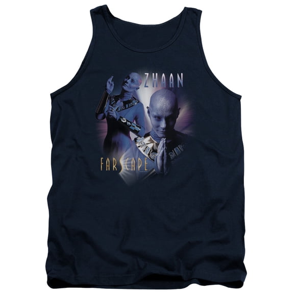 Farscape Zhaan Adult Tank Top Navy
