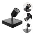 thumbnail image 4 of DECORNIJIA Black Iron Ceramic Lamp Bulb Holder 1Set with Rotatable 180 Degree Functionality, 4 of 8
