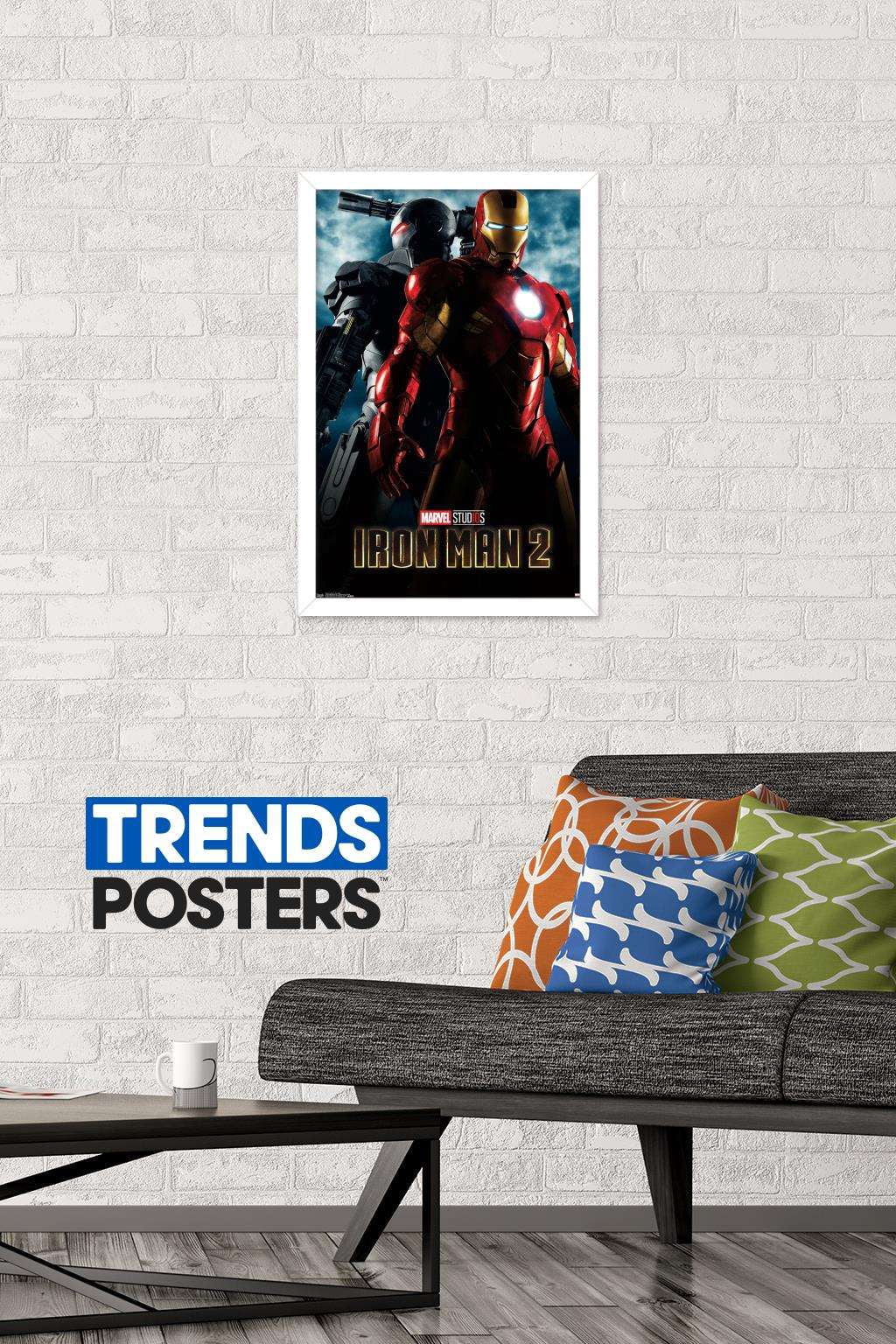 Marvel Cinematic Universe - Iron Man 2 - One Sheet Wall Poster, 14.725" x 22.375", Framed
