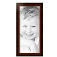thumbnail image 2 of ArtToFrames 10" x 23" Matte Mahogany with Gold Accent Diploma Picture Frame, 10x23 inch Brown Wood Poster Frame (WOM-5109), 3 Pack, 2 of 6
