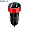 thumbnail image 1 of HEVIRGO Car Charger Dual USB LED Digital Display 3.1A/QC3.0 Cigarette Ignitor Auto Charger Voltmeter for Mobile Phone, 1 of 10