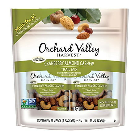 Orchard Valley Harvest Cranberry Almond Cashew Trail Mix 8-1 oz (Best Trail Mix Recipe For Hiking)