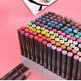 thumbnail image 4 of 12/30/40/60/80 Soft Hair Note Pen Set Sketch Brush Marker Alcohol-based Comic Drawing Animation, 4 of 5