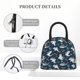 thumbnail image 4 of Easygdp Friendly Sharks Bolsa de Almuerzo Insulada Grande, Forro de Aluminio, Diseño Espacioso, a Prueba de Fugas, Ideal para Trabajo, Picnics, Viajes y Actividades al Aire Libre, 4 of 6