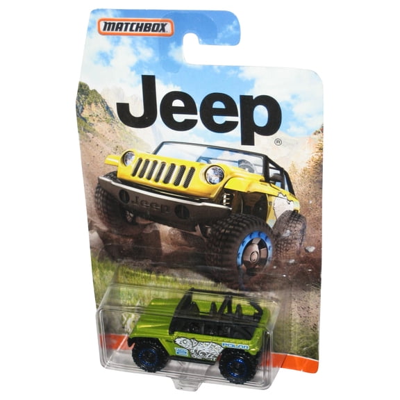 Matchbox Jeep Willys Concept (2014) Mattel Green Toy Car