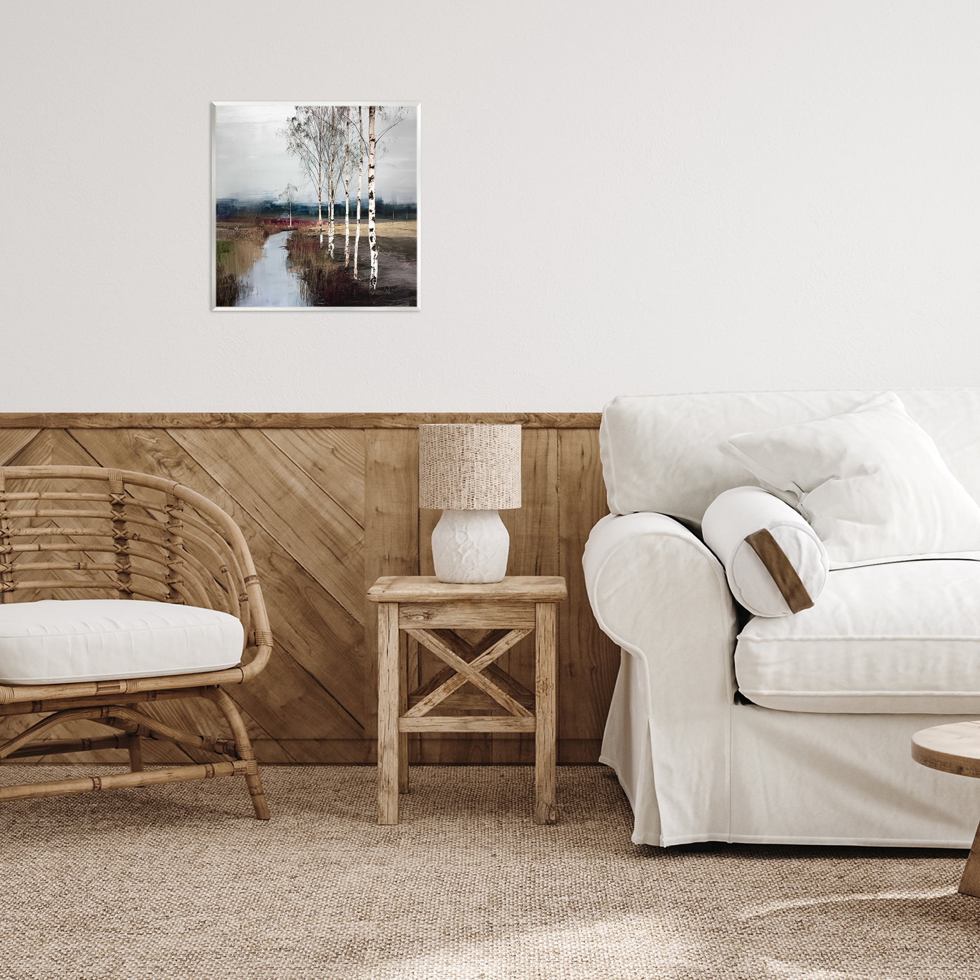 Stupell Industries Birch Creek River Wall Plaque Art, design by Kim Curinga