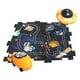 thumbnail image 1 of Juego de rompecabezas con pistas, actividades, juguete educativo para construir vagones de ferrocarril para niños tema espacial 4 piezas, 1 of 9