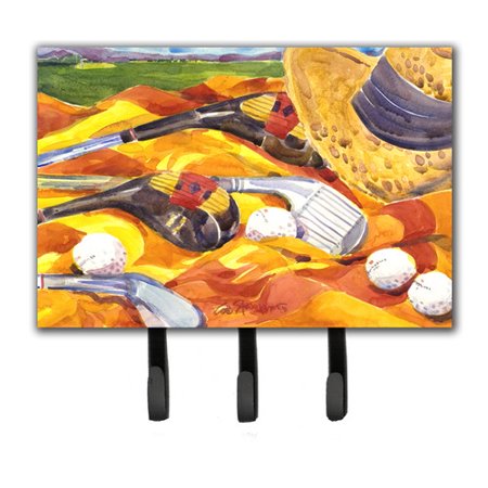 Golfer Key Holder - Caroline's Treasures Golf Clubs Golfer Leash Holder and Key Hook
