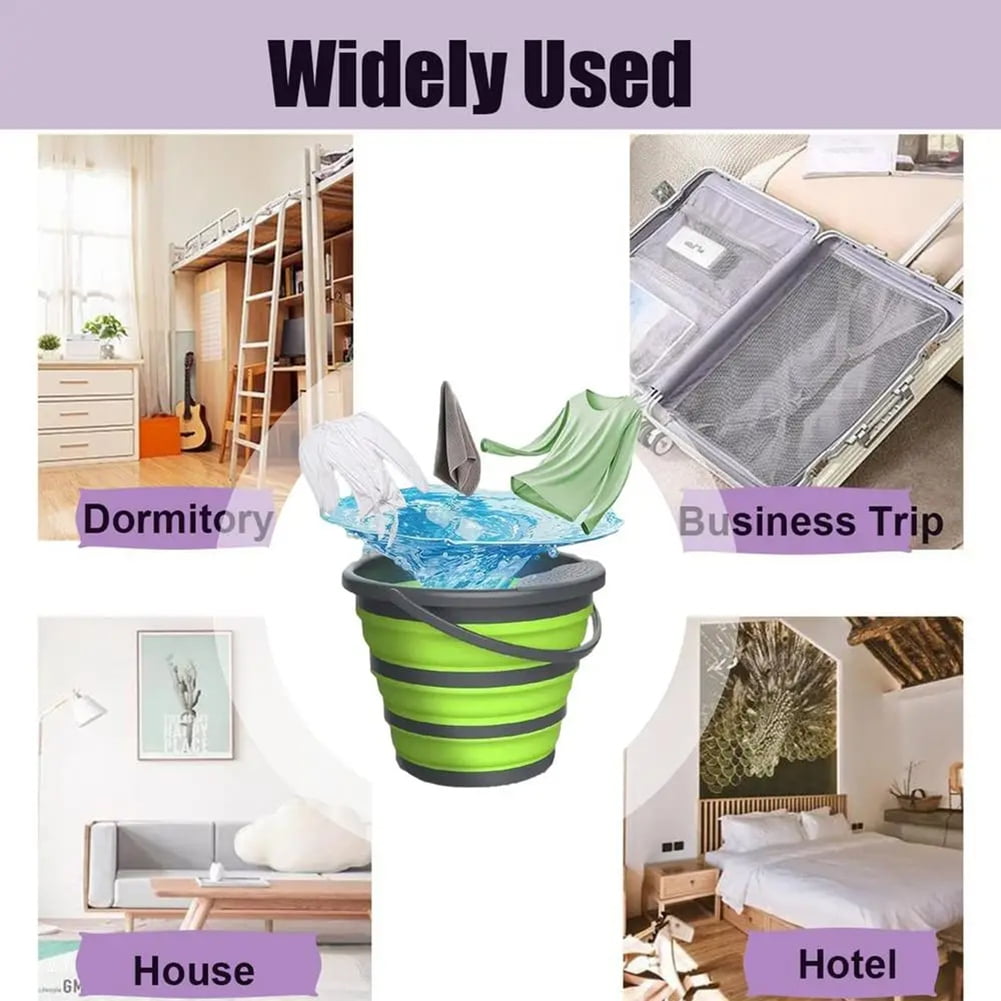 Foldable Washer Foldable Washer Bucket Portable Personal Clothes Washer Ultrasonic Turbine Washer for Socks Underwear