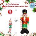 thumbnail image 4 of Christmas Inflatable Nutcracker Giant Lighted Interior Inflatable Christmas Decoration with Built in Fan and Anchor Ropes (Nutcracker), 4 of 7