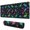 Space Dinosaur Pattern-1, variant on Long Mouse Pads for Desk,Space Dinosaur Pattern Desk Mats on Top Of Desks, Desk Mouse Pad Extra Large with 3mm Non-Slip Base and Stitched Edge for Gaming,Office,Work,Home 47.3"x23.6"