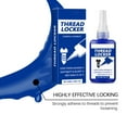 thumbnail image 4 of BKER Medium Strength Threadlocker Removable Nut And Locker For A Variety Of Metal Joints 50ml, 4 of 6