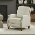 thumbnail image 3 of Spruce & Spring Classic Push-Back Recliner with Nailhead Trim for Living Room, Beige, 3 of 14