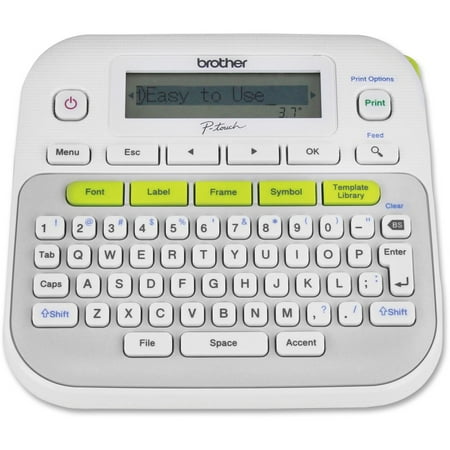 Brother P-Touch PT-D210 Easy, Compact Label Maker, 2 (Best Laminated Label Maker)