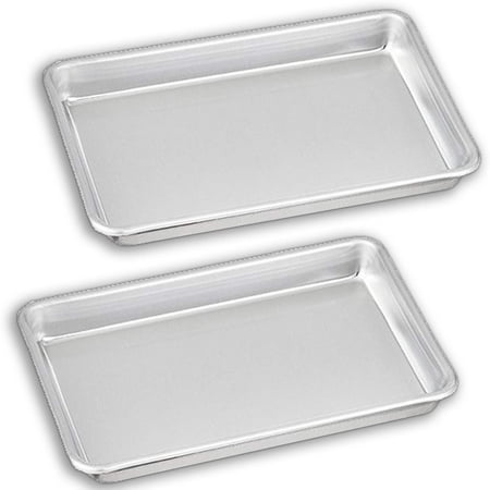 Bakeware Set – 2 Aluminum Sheet Pan – 1/8 Size (6.5