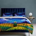 thumbnail image 3 of Dreamer Under The Starry Sky Duvet Cover Set Themed Multicolor Polyester Bedding Set for Bedroom Decoration, 3 of 6