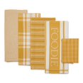 thumbnail image 2 of Juego de Toallas de Cocina DII Foodie 5 Piezas Oro Miel, 2 of 8