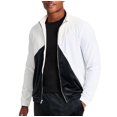 thumbnail image 3 of INC International Concepts Men's Velour Colorblock Track Jacket White Size X-Small, 3 of 3