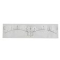 thumbnail image 3 of Disposable Eyebrow Ruler Stickable Practical Portable Efficient Eyebrow Stencil for Home Beauty Center, 3 of 5