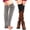 Type A(Light Grey+Black), variant on 2 Pairs Winter Leg Warmers Thigh High Socks Over Knee Footless Socks Knitted Long Boot Cuffs Topper Socks for Women