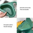 thumbnail image 4 of Kitchen Sink Drain Basket Swan Drain Rack, Multifunctional Triangle Sink Strainer Filter for Kitchen Sink Corner (3 Pcs, Yellow), 4 of 6